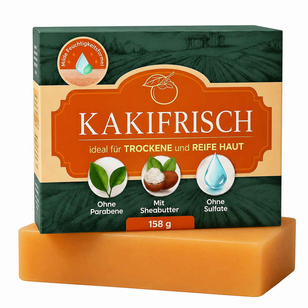 Schachtel der KakiFrisch™-Kaki-Seife